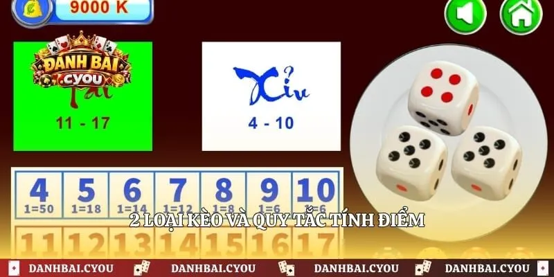 2 loại kèo và quy tắc tính điểm