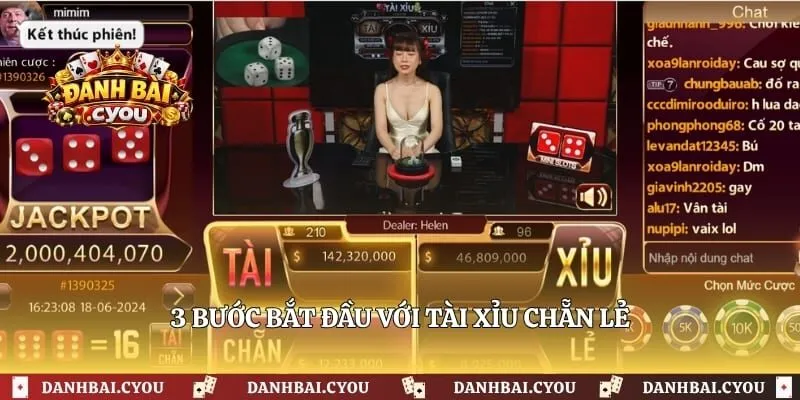 3 bước bắt đầu với tài xỉu chẵn lẻ