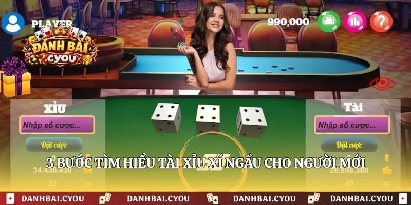 3 bước tìm hiểu tài xỉu xí ngầu cho người mới