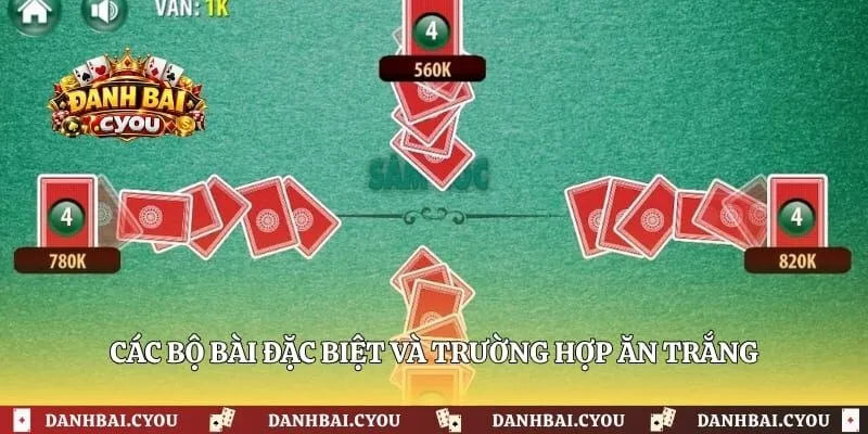 Các bộ bài đặc biệt và trường hợp ăn trắng