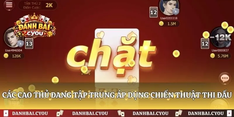 Các cao thủ đang tập trung áp dụng chiến thuật thi đấu